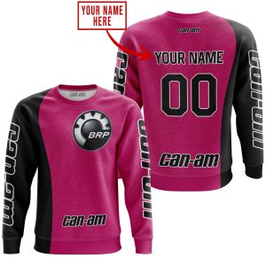 Custom name BraapGirls PREMIUM MX – CUSTOM NAME – CAN AM – PINK 1 Brands for motocross girls and dirt bike riders - Brands view 2