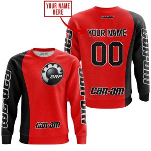 Custom name BraapGirls PREMIUM MX – CUSTOM NAME – CAN AM – RED Brands for motocross girls and dirt bike riders - Brands view 2