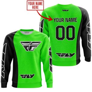 Custom name BraapGirls PREMIUM MX – CUSTOM NAME – FLY RACING – GREEN Brands for motocross girls and dirt bike riders - Brands view 2