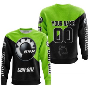 Custom name BraapGirls PREMIUM GIFT – CUSTOM NAME – CAN-AM – GREEN 1 Brands for motocross girls and dirt bike riders - Brands view 2