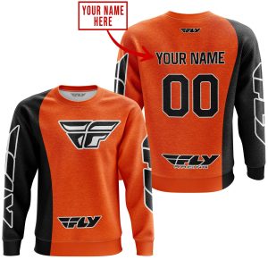 Custom name BraapGirls PREMIUM MX – CUSTOM NAME – FLY RACING – ORANGE Brands for motocross girls and dirt bike riders - Brands view 2