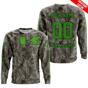Custom name BraapGirls LIMITED EDITION PRODUCTS – US ARMY V2 – KAWASAKI RACING V1 – CUSTOM NAME Brands for motocross girls and dirt bike riders - Brands view 2