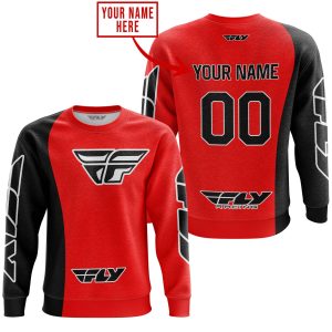 Custom name BraapGirls PREMIUM MX – CUSTOM NAME – FLY RACING – RED Brands for motocross girls and dirt bike riders - Brands view 2