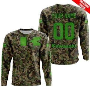Custom name BraapGirls LIMITED EDITION PRODUCTS – US ARMY V3 – KAWASAKI RACING V1 – CUSTOM NAME Brands for motocross girls and dirt bike riders - Brands view 2
