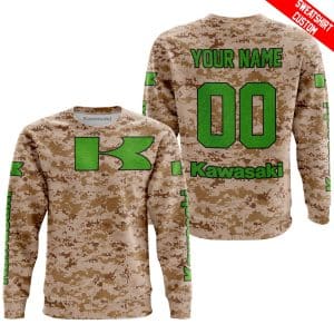 Custom name BraapGirls LIMITED EDITION PRODUCTS – US MARINE – KAWASAKI RACING V1 – CUSTOM NAME Brands for motocross girls and dirt bike riders - Brands view 2