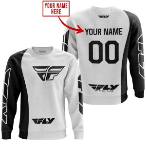 Custom name BraapGirls PREMIUM MX – CUSTOM NAME – FLY RACING – WHITE Brands for motocross girls and dirt bike riders - Brands view 2