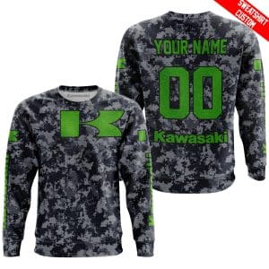 Custom name BraapGirls LIMITED EDITION PRODUCTS – US NAVY – KAWASAKI RACING V1 – CUSTOM NAME Brands for motocross girls and dirt bike riders - Brands view 2