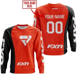 Custom name BraapGirls PREMIUM MX – CUSTOM NAME – FXR – ORANGE Brands for motocross girls and dirt bike riders - Brands view 2
