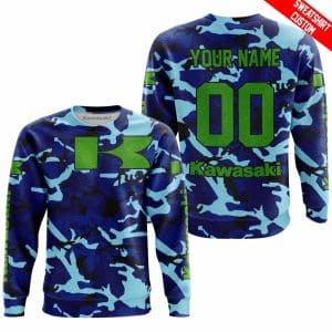 Custom name BraapGirls LIMITED EDITION PRODUCTS – US NAVY V1 – KAWASAKI RACING V1 – CUSTOM NAME Brands for motocross girls and dirt bike riders - Brands view 2