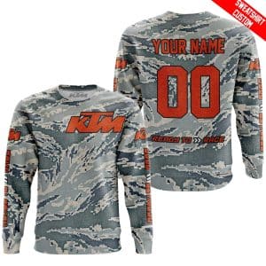Custom name BraapGirls LIMITED EDITION PRODUCTS – US AIR PORCE – KTM RACING V1 – CUSTOM NAME Brands for motocross girls and dirt bike riders - Brands view 2