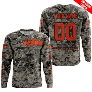 Custom name BraapGirls LIMITED EDITION PRODUCTS – US ARMY – KTM RACING V1 – CUSTOM NAME Brands for motocross girls and dirt bike riders - Brands view 2