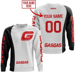 Custom name BraapGirls PREMIUM MX – CUSTOM NAME – GAS GAS – WHITE Brands for motocross girls and dirt bike riders - Brands view 2