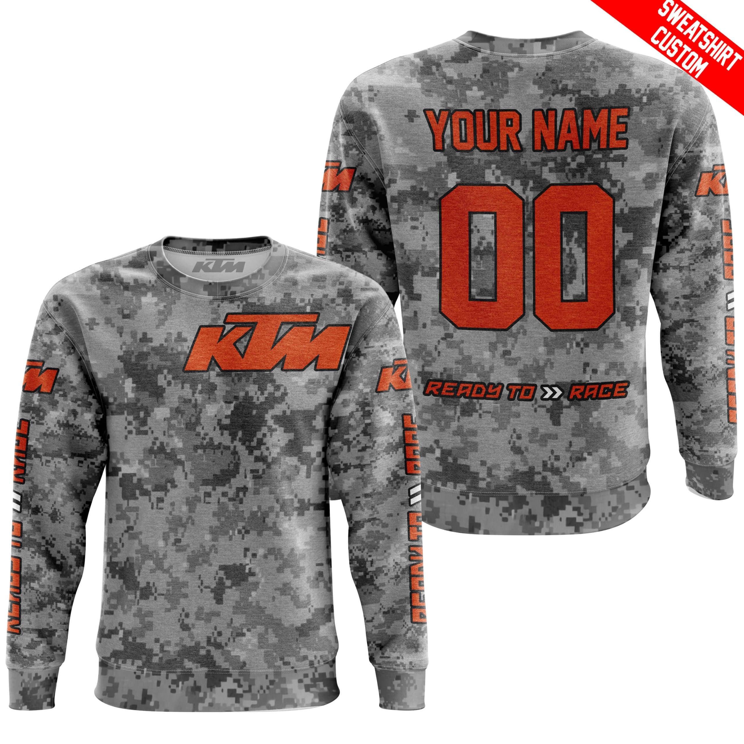 LIMITED EDITION PRODUCTS - US ARMY V1 - KTM RACING V1 - CUSTOM NAME view 4