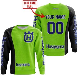 Custom name BraapGirls PREMIUM MX – CUSTOM NAME – HUSQVARNA – GREEN 1 Brands for motocross girls and dirt bike riders - Brands view 2