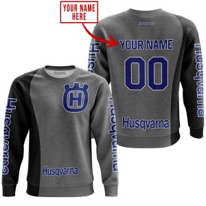 Custom name BraapGirls PREMIUM MX – CUSTOM NAME – HUSQVARNA – GREY Brands for motocross girls and dirt bike riders - Brands view 2