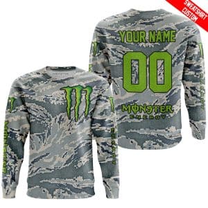 Custom name BraapGirls LIMITED EDITION PRODUCTS – US AIR PORCE – MONSTER ENERGY RACING V1 – CUSTOM NAME Brands for motocross girls and dirt bike riders - Bra...