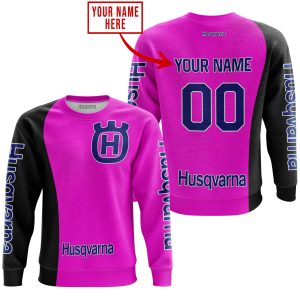Custom name BraapGirls PREMIUM MX – CUSTOM NAME – HUSQVARNA – PINK Brands for motocross girls and dirt bike riders - Brands view 2
