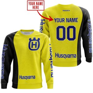Custom name BraapGirls PREMIUM MX – CUSTOM NAME – HUSQVARNA – YELLOW Brands for motocross girls and dirt bike riders - Brands view 2
