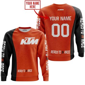 Custom name BraapGirls PREMIUM MX – CUSTOM NAME – KTM – ORANGE Brands for motocross girls and dirt bike riders - Brands view 2
