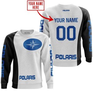 Custom name BraapGirls PREMIUM MX – CUSTOM NAME – POLARIS – WHITE Brands for motocross girls and dirt bike riders - Brands view 2