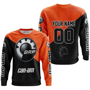 Custom name BraapGirls PREMIUM GIFT – CUSTOM NAME – CAN-AM – ORANGE Brands for motocross girls and dirt bike riders - Brands view 1