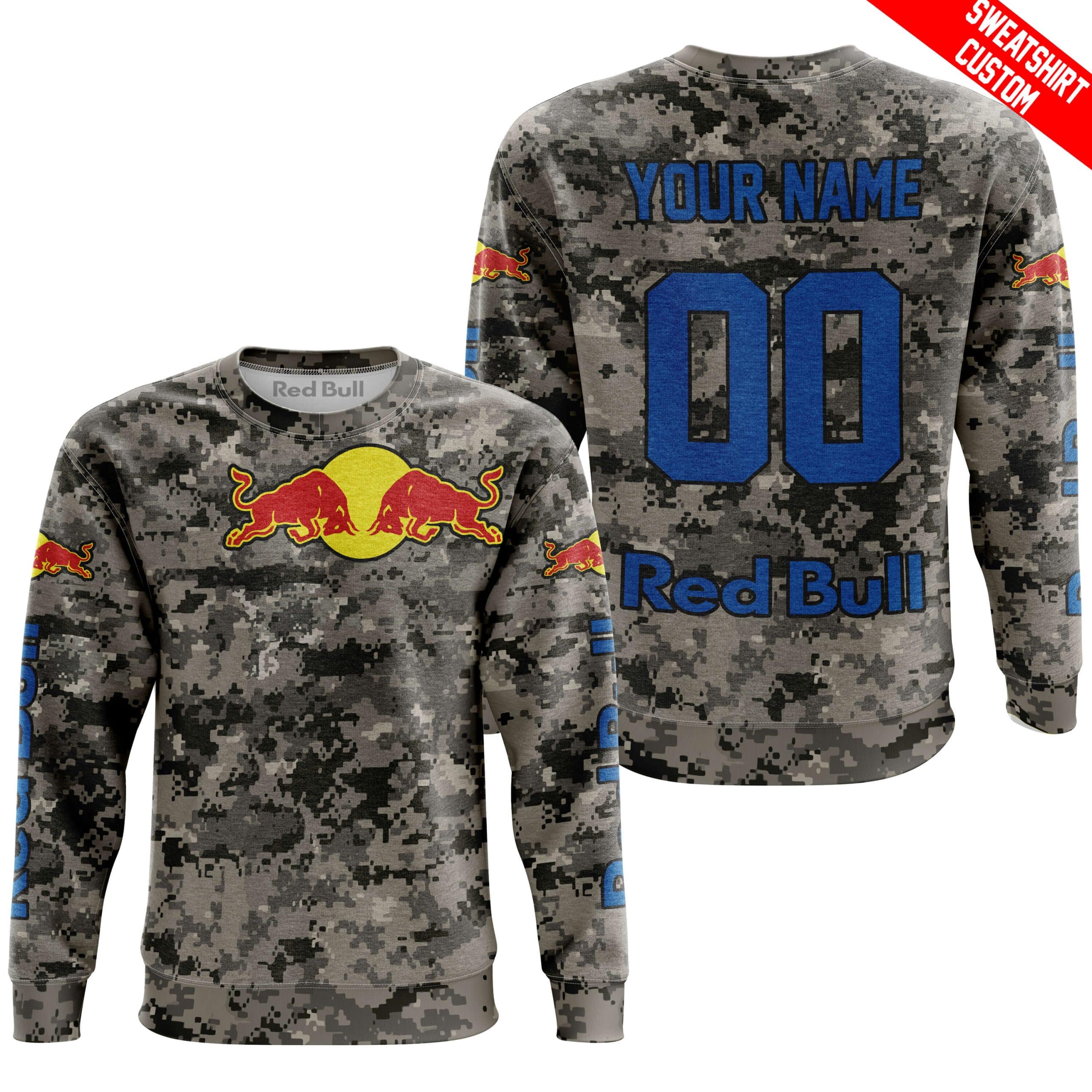 LIMITED EDITION PRODUCTS - US ARMY - RED BULL RACING V1 - CUSTOM NAME view 4