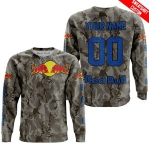 Custom name BraapGirls LIMITED EDITION PRODUCTS – US ARMY V2 – RED BULL RACING V1 – CUSTOM NAME Brands for motocross girls and dirt bike riders - Brands view 2