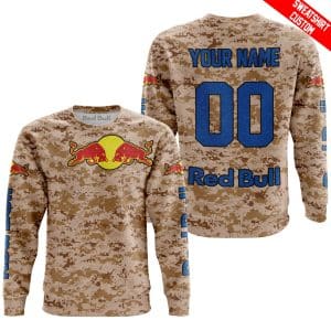 Custom name BraapGirls LIMITED EDITION PRODUCTS – US MARINE – RED BULL RACING V1 – CUSTOM NAME Brands for motocross girls and dirt bike riders - Brands view 2