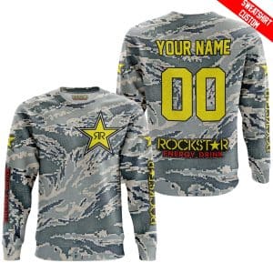 Custom name BraapGirls LIMITED EDITION PRODUCTS – US AIR PORCE – ROCKSTAR ENERGY RACING V1 – CUSTOM NAME Brands for motocross girls and dirt bike riders - Br...