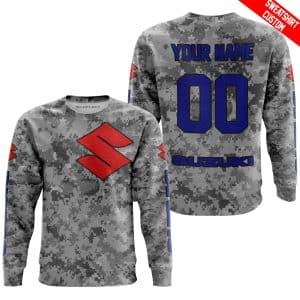 Custom name BraapGirls LIMITED EDITION PRODUCTS – US ARMY V1 – SUZUKI RACING V1 – CUSTOM NAME Brands for motocross girls and dirt bike riders - Brands view 2