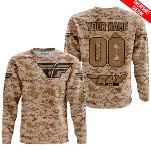 Custom name BraapGirls LIMITED EDITION PRODUCTS – US MARINE – FLY RACING – CUSTOM NAME Brands for motocross girls and dirt bike riders - Brands view 2