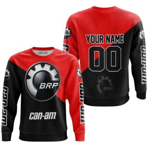 Custom name BraapGirls PREMIUM GIFT – CUSTOM NAME – CAN-AM – RED Brands for motocross girls and dirt bike riders - Brands view 1