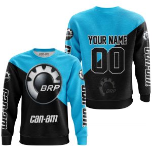 Custom name BraapGirls PREMIUM GIFT – CUSTOM NAME – CAN-AM – SKY BLUE Brands for motocross girls and dirt bike riders - Brands view 1