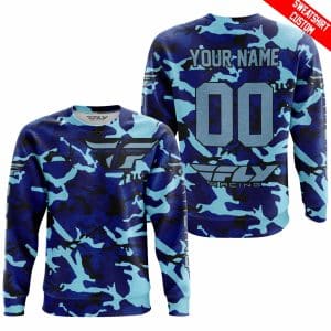 Custom name BraapGirls LIMITED EDITION PRODUCTS – US NAVY V1 – FLY RACING – CUSTOM NAME Brands for motocross girls and dirt bike riders - Brands view 2