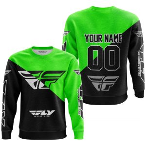 Custom name BraapGirls PREMIUM GIFT – CUSTOM NAME – FLY RACING – GREEN Brands for motocross girls and dirt bike riders - Brands view 1
