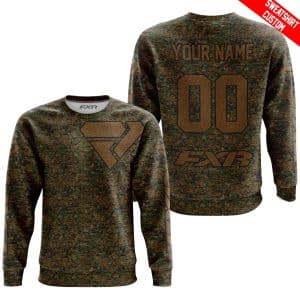Custom name BraapGirls LIMITED EDITION PRODUCTS – US MARINE V1 – FXR RACING – CUSTOM NAME Brands for motocross girls and dirt bike riders - Brands view 2