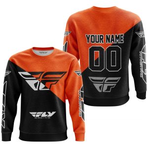 Custom name BraapGirls PREMIUM GIFT – CUSTOM NAME – FLY RACING – ORANGE Brands for motocross girls and dirt bike riders - Brands view 2