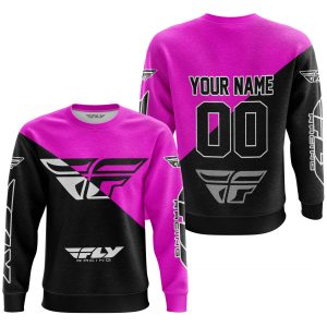 Custom name BraapGirls PREMIUM GIFT – CUSTOM NAME – FLY RACING – PINK Brands for motocross girls and dirt bike riders - Brands view 1