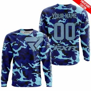 Custom name BraapGirls LIMITED EDITION PRODUCTS – US NAVY V1 – FXR RACING – CUSTOM NAME Brands for motocross girls and dirt bike riders - Brands view 2