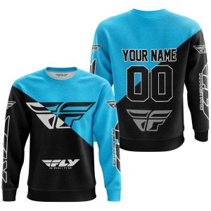 Custom name BraapGirls PREMIUM GIFT – CUSTOM NAME – FLY RACING – SKY BLUE Brands for motocross girls and dirt bike riders - Brands view 3