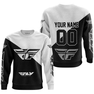 Custom name BraapGirls PREMIUM GIFT – CUSTOM NAME – FLY RACING – WHITE Brands for motocross girls and dirt bike riders - Brands view 2
