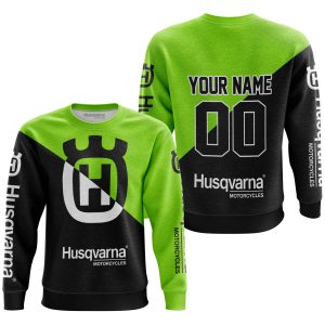Custom name BraapGirls PREMIUM GIFT – CUSTOM NAME – HUSQVARNA – GREEN 1 Brands for motocross girls and dirt bike riders - Brands view 2