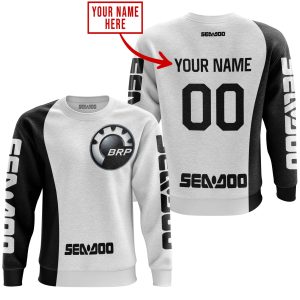 Custom name BraapGirls PREMIUM MX – CUSTOM NAME – SEA DOO – WHITE Brands for motocross girls and dirt bike riders - Brands view 2