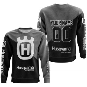Custom name BraapGirls PREMIUM GIFT – CUSTOM NAME – HUSQVARNA – GREY Brands for motocross girls and dirt bike riders - Brands view 2