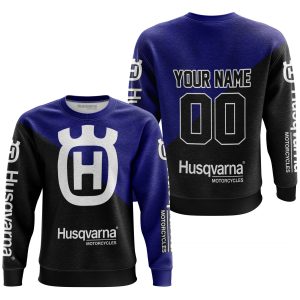 Custom name BraapGirls PREMIUM GIFT – CUSTOM NAME – HUSQVARNA – NAVY Brands for motocross girls and dirt bike riders - Brands view 2
