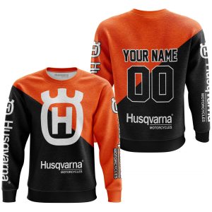 Custom name BraapGirls PREMIUM GIFT – CUSTOM NAME – HUSQVARNA – ORANGE Brands for motocross girls and dirt bike riders - Brands view 2