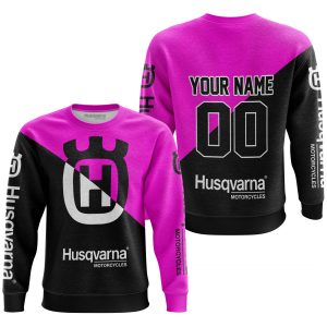 Custom name BraapGirls PREMIUM GIFT – CUSTOM NAME – HUSQVARNA – PINK Brands for motocross girls and dirt bike riders - Brands view 2