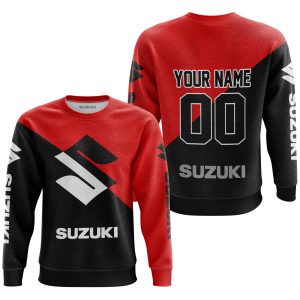 Custom name BraapGirls PREMIUM GIFT – CUSTOM NAME – SUZUKI – RED Brands for motocross girls and dirt bike riders - Brands view 2