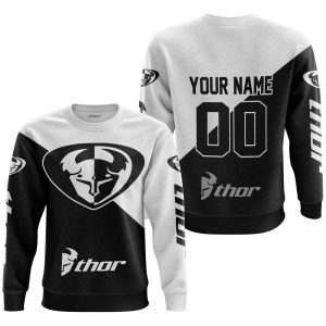 Custom name BraapGirls PREMIUM GIFT – CUSTOM NAME – THOR RACING – WHITE Brands for motocross girls and dirt bike riders - Brands view 2