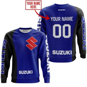Custom name BraapGirls PREMIUM MX – CUSTOM NAME – SUZUKI – BLUE Brands for motocross girls and dirt bike riders - Brands view 2
